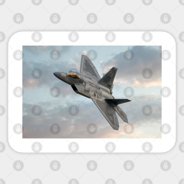 F-22 Raptor Sticker by SteveHClark